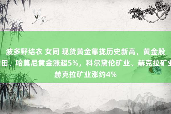 波多野结衣 女同 现货黄金靠拢历史新高，黄金股普涨，金田、哈莫尼黄金涨超5%，科尔黛伦矿业、赫克拉矿业涨约4%